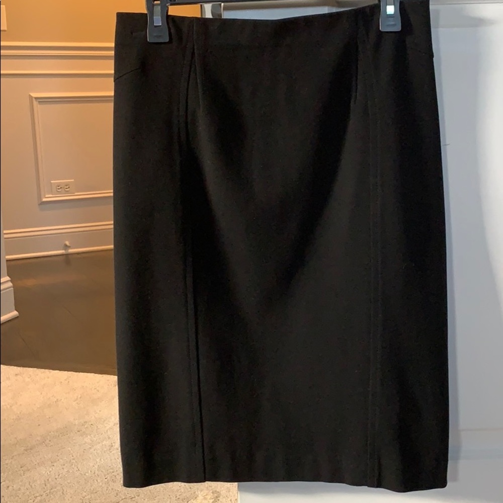 Ann Taylor classic black pencil skirt size 6